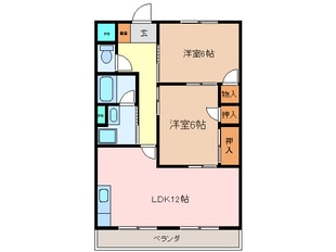 マンション山本の物件間取画像